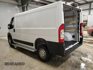 2025 Ram ProMaster Cargo Tradesman with VIN 3C6LRVVGXSE517250, listed as a Copart auction lot 45706185 with 1,100 mi miles and Clean Title. Bid and sale history available at carsss.com. Image 2.