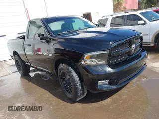 2012 Ram 1500 Express with VIN 3C6JD6AT0CG136284, listed as a IAAI auction lot 42026219 with 116,677 mi miles and . Bid and sale history available at DreamBid. Image 1.