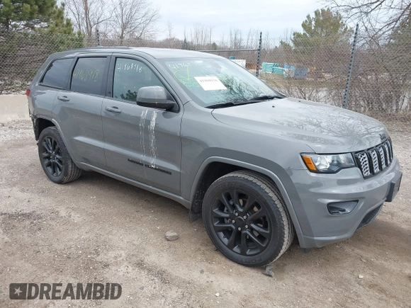 2020 Jeep Grand Cherokee Altitude with VIN 1C4RJFAGXLC148002, listed as a IAAI auction lot 41968918 with 130,377 mi miles. Bid and sale history available at carsss.com. Image 1.
