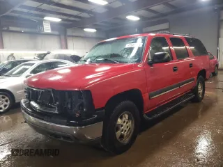 2001 Chevrolet Suburban LT with VIN 3GNFK16T61G156978, listed as a Copart auction lot 47035825 with 338,864 mi miles and Salvage Title. Bid and sale history available at carsss.com. Image 1.