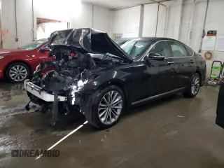 2016 Hyundai Genesis 3.8L with VIN KMHGN4JEXGU142212, listed as a Copart auction lot 70810524 with 115,912 mi miles and Salvage Title. Bid and sale history available at carsss.com. Image 1.