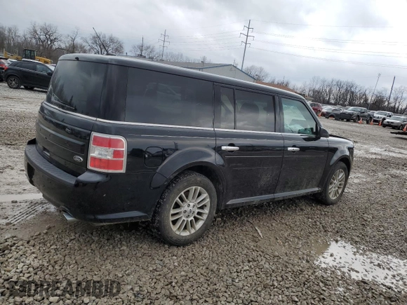 2017 Ford Flex SEL with VIN 2FMGK5C8XHBA03906, listed as a Copart auction lot 45334675 with 123,746 mi miles and Salvage Title. Bid and sale history available at carsss.com. Image 3.