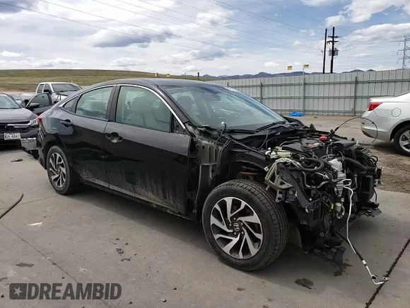 2017 Honda Civic EX with VIN 19XFC2F85HE038627, listed as a Copart auction lot 52527175 with 87,515 mi miles and Salvage Title. Bid and sale history available at DreamBid. Image 10.