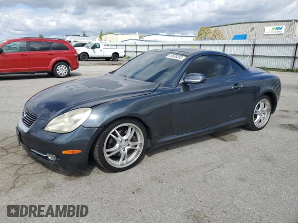2006 Lexus SC 430 с VIN JTHFN48Y069004677, выставлен на аукционе Copart как лот 49506205 с пробегом 136 071 миль миль и Списание • Salvage title. История ставок и продаж доступна на DreamBid. Изображение 1.