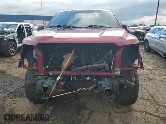 2017 Ford F-150 XL with VIN 1FTEW1EP1HFA32660, listed as a Copart auction lot 61466995 with 213,950 mi miles and Salvage title. Bid and sale history available at DreamBid. Image 5.