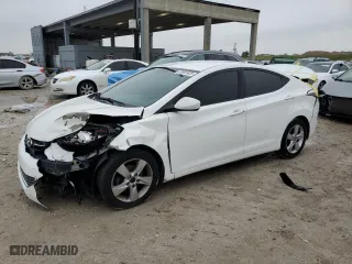 2013 Hyundai Elantra Limited PZEV with VIN 5NPDH4AE0DH303977, listed as a Copart auction lot 53994675 with 150,000 mi miles and Clean Title. Bid and sale history available at carsss.com. Image 1.