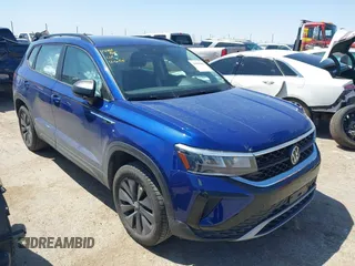 2024 Volkswagen Taos S с VIN 3VV5X7B26RM118770, выставлен на аукционе IAAI как лот 41985582 с пробегом 14 721 миль миль и . История ставок и продаж доступна на DreamBid. Изображение 1.