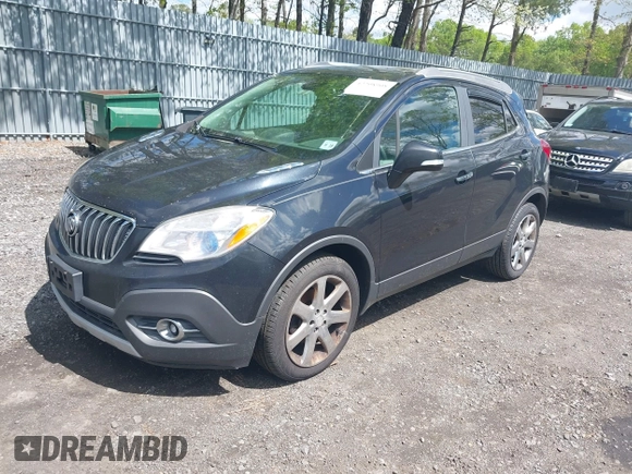 2014 Buick Encore Leather with VIN KL4CJCSB5EB650555, listed as a IAAI auction lot 42208908 with 369,767 mi miles and . Bid and sale history available at carsss.com. Image 2.