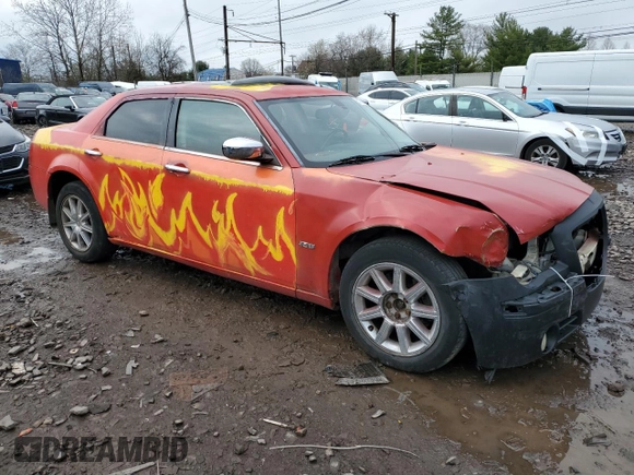 2008 Chrysler 300 C with VIN 2C3KK63H08H267576, listed as a Copart auction lot 51754845 with 191,687 mi miles and Salvage Title. Bid and sale history available at carsss.com. Image 4.