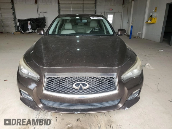 2014 Infiniti Q50 Hybrid Sport with VIN JN1AV7AP9EM691381, listed as a Copart auction lot 48212025 with 117,033 mi miles and Clean Title. Bid and sale history available at carsss.com. Image 5.