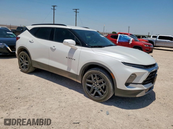 2024 Chevrolet Blazer LT with VIN 3GNKBDR44RS186042, listed as a Copart auction lot 60881675 with 28,457 mi miles and Clean title. Bid and sale history available at DreamBid. Image 4.