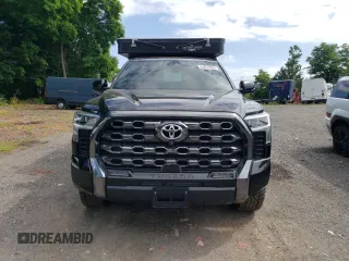 2023 Toyota Tundra Platinum with VIN 5TFNA5EC3PX017198, listed as a Copart auction lot 62857595 with 16,571 mi miles and Salvage title. Bid and sale history available at DreamBid. Image 5.