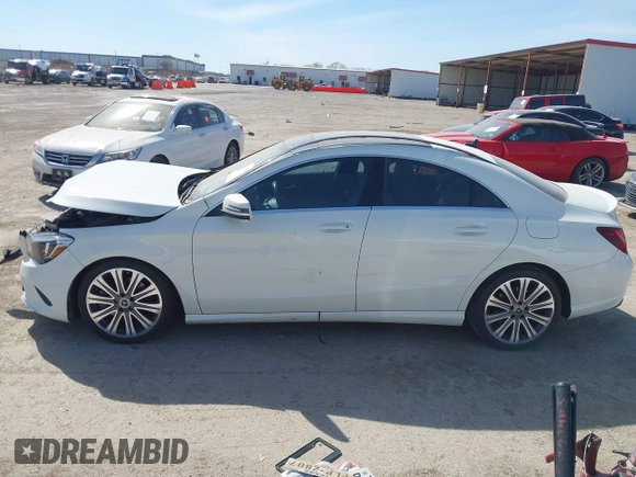 2018 Mercedes-Benz CLA with VIN WDDSJ4EB6JN546206, listed as a IAAI auction lot 41867405 with 161,389 mi miles. Bid and sale history available at carsss.com. Image 13.