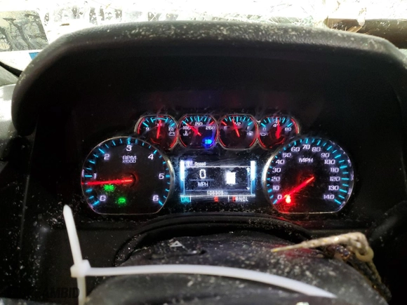 2019 Chevrolet Tahoe LT with VIN 1GNSKBKC3KR307481, listed as a Copart auction lot 82666844 with 106,309 mi miles and Salvage Title. Bid and sale history available at carsss.com. Image 9.