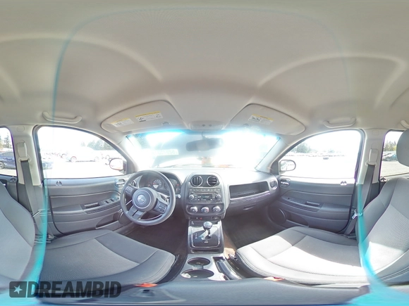 2013 Jeep Compass Sport with VIN 1C4NJCBB8DD246621, listed as a Copart auction lot 52545315 with 113,856 mi miles and Salvage Title. Bid and sale history available at carsss.com. Image 14.
