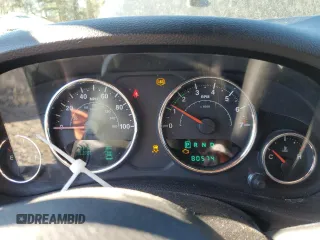 2014 Jeep Wrangler Sahara with VIN 1C4AJWBG2EL194843, listed as a Copart auction lot 79590514 with 80,574 mi miles and Non Repairable. Bid and sale history available at DreamBid. Image 9.