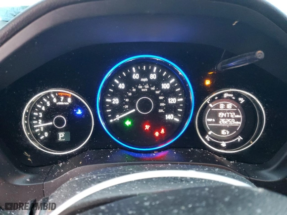 2016 Honda HR-V EX with VIN 3CZRU5H52GM720278, listed as a Copart auction lot 44907265 with 194,772 mi miles and Salvage Title. Bid and sale history available at carsss.com. Image 9.