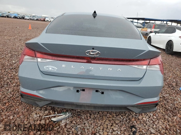 2023 Hyundai Elantra SEL with VIN KMHLS4AG6PU418488, listed as a Copart auction lot 48909984 with 10,249 mi miles and Salvage Title. Bid and sale history available at DreamBid. Image 6.