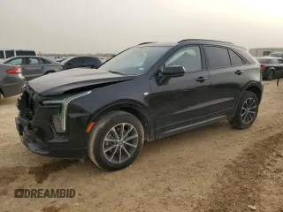 2024 Cadillac XT4 FWD Sport with VIN 1GYFZER46RF100076, listed as a Copart auction lot 45741285 with 11,616 mi miles and Salvage title. Bid and sale history available at DreamBid. Image 1.