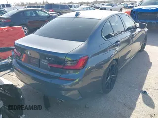2021 BMW 3 Series 330i with VIN 3MW5R1J08M8C08846, listed as a IAAI auction lot 41731194 with 1 mi miles. Bid and sale history available at carsss.com. Image 4.