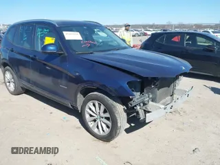2017 BMW X3 sDrive28i with VIN 5UXWZ7C53H0U46640, listed as a IAAI auction lot 41669194 with 174,463 mi miles. Bid and sale history available at carsss.com. Image 1.