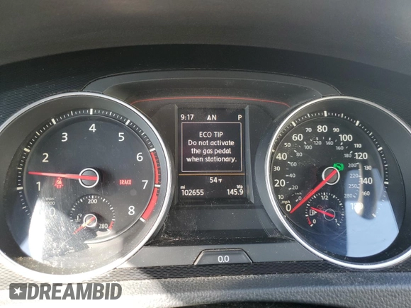 2015 Volkswagen Golf GTI Autobahn with VIN 3VW4T7AU9FM063491, listed as a Copart auction lot 54446864 with 102,655 mi miles and Salvage Title. Bid and sale history available at carsss.com. Image 9.