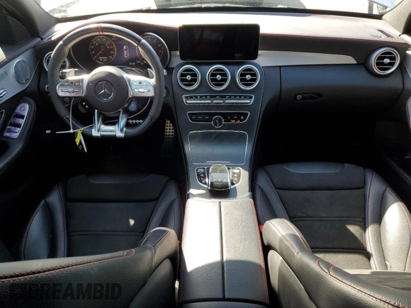 2020 Mercedes-Benz C 43 AMG z VIN W1KWF6EB1LR571590, wystawiony jako Copart lot #47194935 z przebiegiem 52 608 mil mil oraz Szkoda całkowita • Salvage title. Historia ofert i sprzedaży dostępna na DreamBid. Obrazek 8.