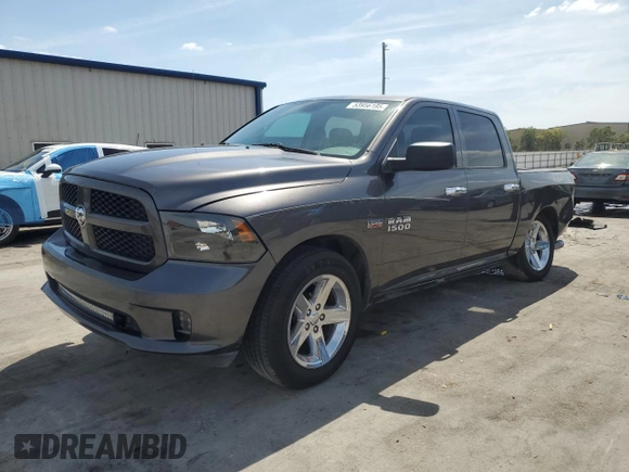 2015 Ram 1500 Express with VIN 1C6RR6KT4FS547400, listed as a Copart auction lot 53956195 with 178,886 mi miles and Salvage title. Bid and sale history available at DreamBid. Image 1.