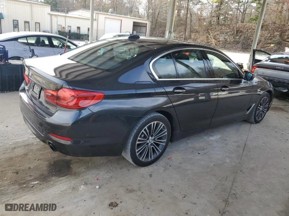 2017 BMW 5 Series 530i with VIN WBAJA5C35HG894047, listed as a Copart auction lot 47370305 with 135,075 mi miles and Clean Title. Bid and sale history available at carsss.com. Image 3.