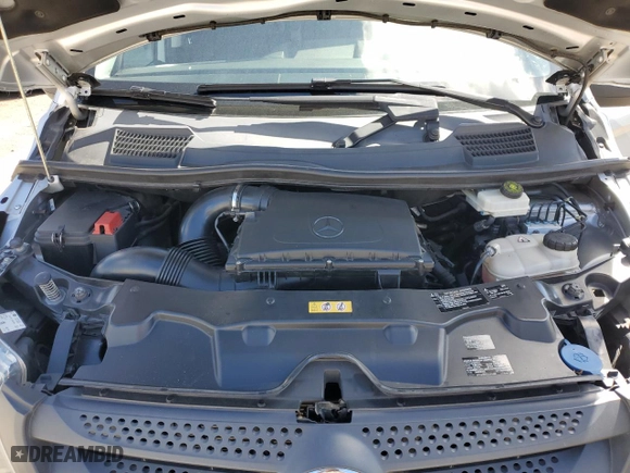 2016 Mercedes-Benz Metris Passenger Van with VIN WD4PG2EEXG3105766, listed as a Copart auction lot 72269644 with 85,664 mi miles and Salvage Title. Bid and sale history available at carsss.com. Image 12.