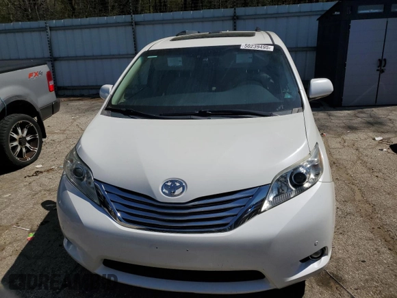 2011 Toyota Sienna XLE AAS with VIN 5TDYK3DC1BS013892, listed as a Copart auction lot 50239495 with 162,184 mi miles and Salvage Title. Bid and sale history available at DreamBid. Image 5.
