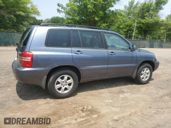 2003 Toyota Highlander z VIN JTEHF21A830151639, wystawiony jako Copart lot #60836165 z przebiegiem 103 270 mil mil oraz Czysty tytuł • Clean title. Historia ofert i sprzedaży dostępna na DreamBid. Obrazek 3.