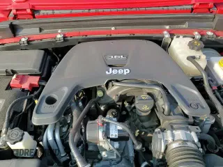 2021 Jeep Wrangler Unlimited 80th Anniversary with VIN 1C4HJXDGXMW507278, listed as a Copart auction lot 81240215 with 39,776 mi miles and Salvage title. Bid and sale history available at DreamBid. Image 14.