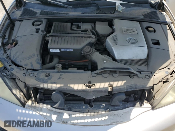 2006 Lexus RX 400h with VIN JTJHW31U660033319, listed as a Copart auction lot 62395705 with 246,546 mi miles and Clean title. Bid and sale history available at DreamBid. Image 12.