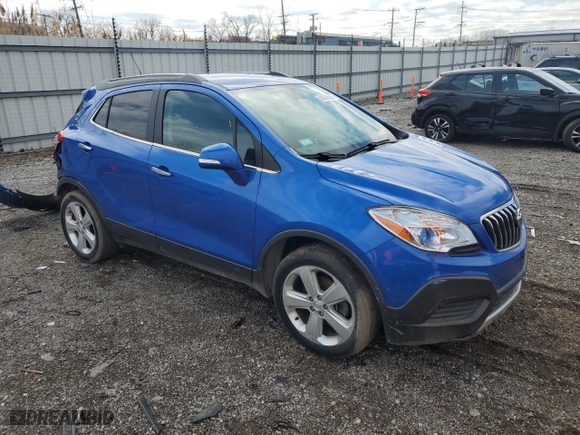 2015 Buick Encore with VIN KL4CJASB2FB115334, listed as a Copart auction lot 50948685 with 101,421 mi miles and Salvage Title. Bid and sale history available at carsss.com. Image 4.