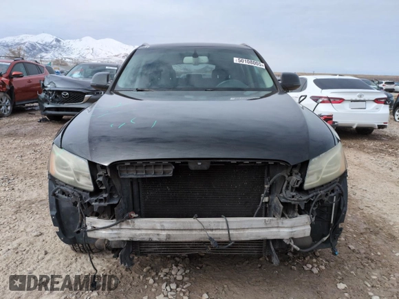 2012 Audi Q5 2.0T Premium Plus with VIN WA1LFAFP3CA107610, listed as a Copart auction lot 50108005 with 161,209 mi miles and Salvage Title. Bid and sale history available at carsss.com. Image 5.