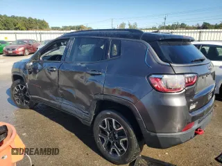 2021 Jeep Compass Trailhawk with VIN 3C4NJDDB3MT564983, listed as a Copart auction lot 76310514 with 77,585 mi miles and Non repairable. Bid and sale history available at DreamBid. Image 2.