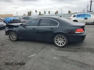 2002 BMW 7 Series 745i with VIN WBAGL63472DP59745, listed as a Copart auction lot 53166885 with 151,380 mi miles and Salvage Title. Bid and sale history available at carsss.com. Image 2.