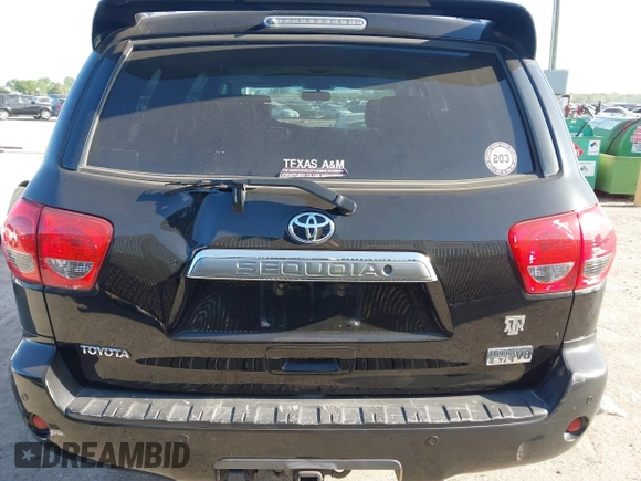 2008 Toyota Sequoia Limited with VIN 5TDZY68A28S011655, listed as a IAAI auction lot 42010093 with 356,580 mi miles and . Bid and sale history available at DreamBid. Image 16.