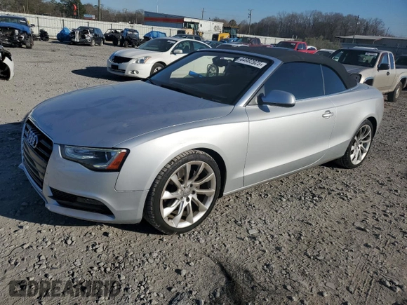 2013 Audi A5 2.0T Premium Plus with VIN WAUJFAFH5DN004699, listed as a Copart auction lot 44882925 with 136,062 mi miles and Salvage Title. Bid and sale history available at carsss.com. Image 1.