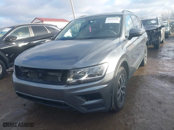 2021 Volkswagen Tiguan S with VIN 3VV1B7AX9MM075450, listed as a IAAI auction lot 41509295 with 69,097 mi miles. Bid and sale history available at carsss.com. Image 19.