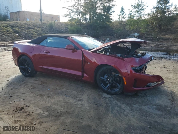 2023 Chevrolet Camaro 1LT with VIN 1G1FB3DSXP0105682, listed as a Copart auction lot 80030734 with 10,955 mi miles and Salvage Title. Bid and sale history available at carsss.com. Image 4.