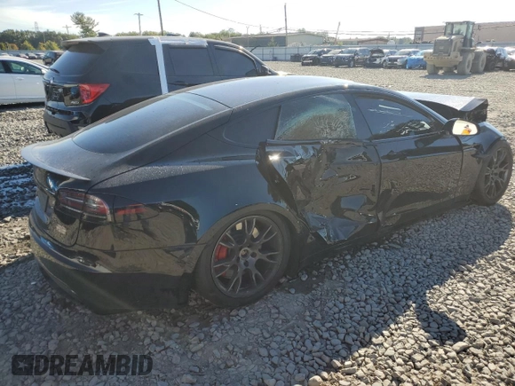 2023 Tesla Model S Plaid с VIN 5YJSA1E63PF524294, выставлен на аукционе Copart как лот 70292844 с пробегом Не указан миль и Списание • Salvage title. История ставок и продаж доступна на DreamBid. Изображение 3.