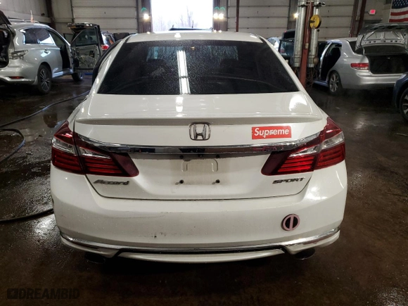 2017 Honda Accord Sedan Sport with VIN 1HGCR2F50HA191279, listed as a Copart auction lot 87838755 with 164,428 mi miles and Salvage Title. Bid and sale history available at carsss.com. Image 6.