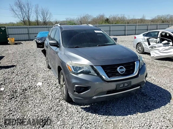 2017 Nissan Pathfinder S with VIN 5N1DR2MN1HC697435, listed as a Copart auction lot 48138225 with 128,782 mi miles and Salvage title. Bid and sale history available at DreamBid. Image 12.