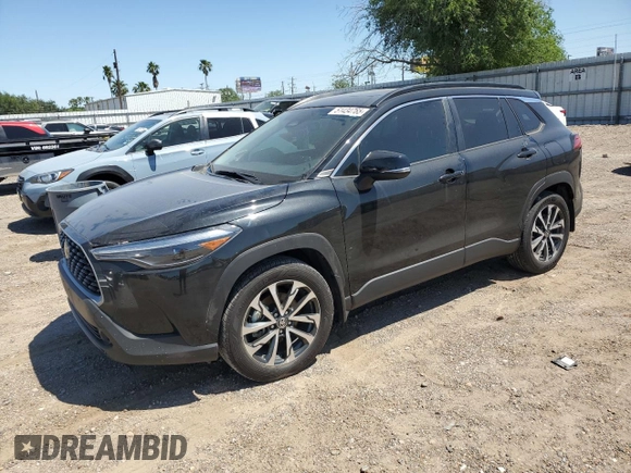 2023 Toyota Corolla Cross XLE с VIN 7MUDAABG9PV076750, выставлен на аукционе Copart как лот 51434765 с пробегом Не указан миль и Списание • Salvage title. История ставок и продаж доступна на DreamBid. Изображение 1.