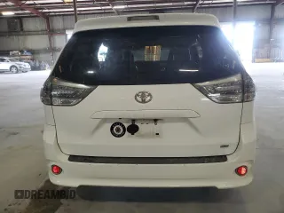 2015 Toyota Sienna SE with VIN 5TDXK3DC8FS662302, listed as a Copart auction lot 57995425 with 181,379 mi miles and Salvage title. Bid and sale history available at DreamBid. Image 6.