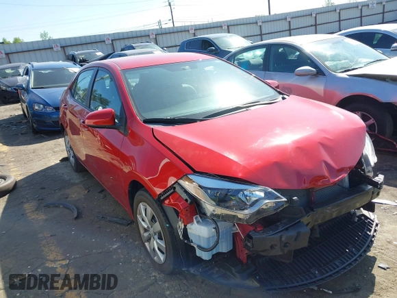 2015 Toyota Corolla L with VIN 2T1BURHE2FC476945, listed as a IAAI auction lot 41987905 with 28,020 mi miles and . Bid and sale history available at DreamBid. Image 1.