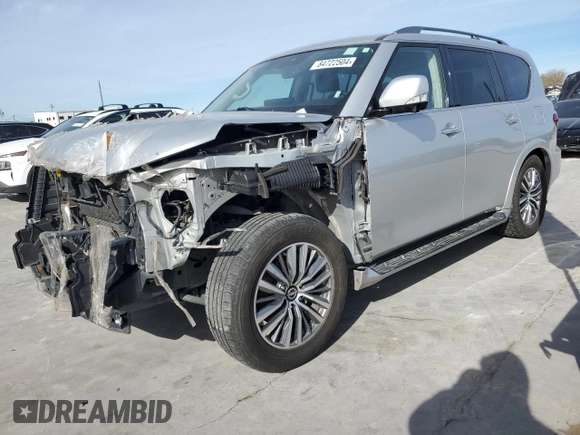 2021 Nissan Armada SL with VIN JN8AY2BAXM9371414, listed as a Copart auction lot 84722504 with 97,185 mi miles and Clean Title. Bid and sale history available at carsss.com. Image 1.