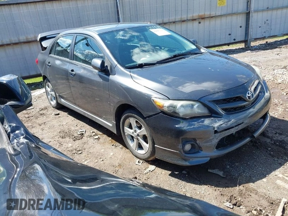 2013 Toyota Corolla L with VIN 2T1BU4EE2DC009044, listed as a IAAI auction lot 42007214 with 168,067 mi miles. Bid and sale history available at carsss.com. Image 1.